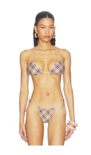 Reversible Ave Bikini Top With Mesh Scarf in Multi. - size L (also in M, S, XS) - Tiger Mist - Modalova