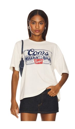 Coors Banquet Beer Cropped Tee in Cream. - size S (also in XL/1X, XS) - The Forecast Agency - Modalova