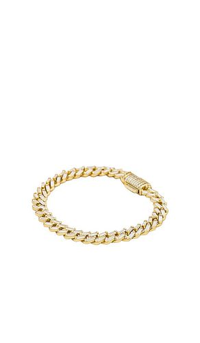 Brazalete baguette cuban link en color oro metálico talla all en - Metallic Gold. Talla all - The M Jewelers NY - Modalova