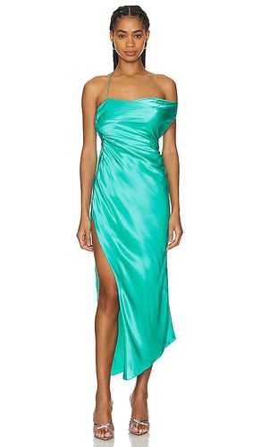 Asymmetrical Bardot Dress in Teal. - size 10 (also in 0, 2, 4, 6) - The Sei - Modalova