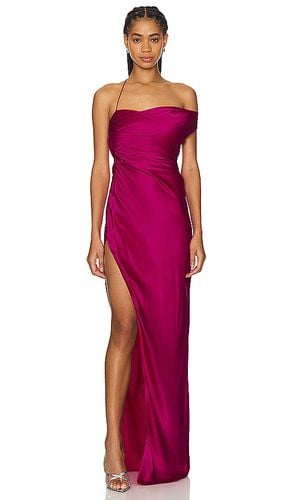 Asymmetrical Bardot Gown in Purple. - size 10 (also in 0, 2) - The Sei - Modalova