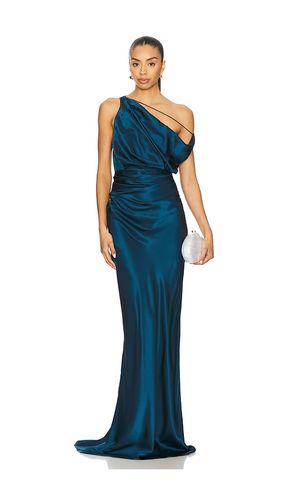 Strapped Off Shoulder Gown in Navy. - size 0 (also in 2, 4, 6, 8) - The Sei - Modalova