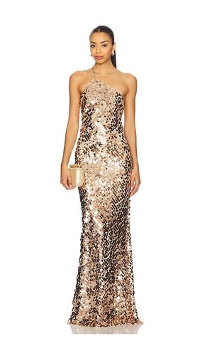 Paillette One Shoulder Gown in Metallic Bronze. - size 0 (also in 2, 8) - The Sei - Modalova