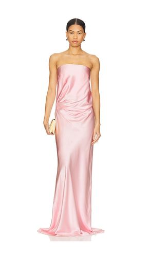 Draped Strapless Gown in Pink. - size 0 (also in 2, 4, 6) - The Sei - Modalova