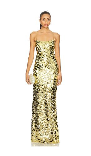 Paillette cami gown in color metallic gold size 2 (also in 4) - The Sei - Modalova