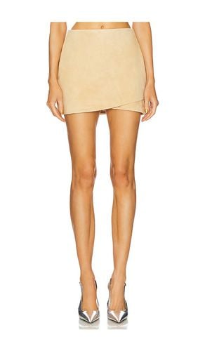 Leather Skort in Tan. - size 0 (also in 2) - The Sei - Modalova