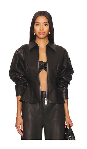 Fitted Leather Jacket in . Taglia 0. Also in 2, 4 - The Sei - Modalova