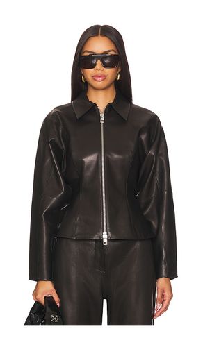 Fitted Leather Jacket in . Taglia 0. Also in 2, 4 - The Sei - Modalova