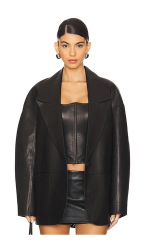 Slouchy Leather Blazer in . - size 0 (also in 2, 4) - The Sei - Modalova