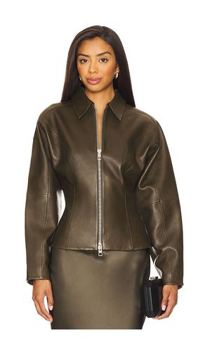 Fitted Leather Jacket in . - size 0 (also in 2, 4, 6, 8) - The Sei - Modalova