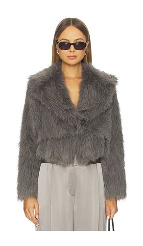 Faux Fur Bomber Jacket in Grey. - size 0 (also in 6) - The Sei - Modalova