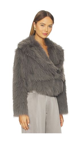 Faux fur bomber jacket in color grey size 0 (also in 8) - The Sei - Modalova
