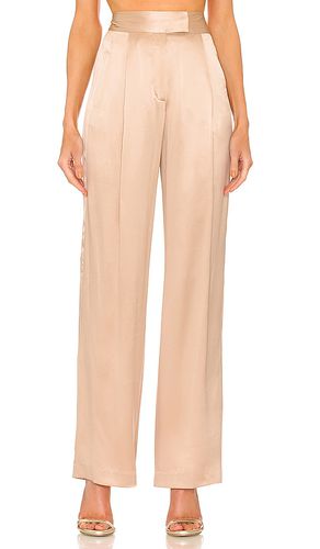 X REVOLVE Wide Leg Trouser in Metallic Gold. - size 10 (also in 6) - The Sei - Modalova