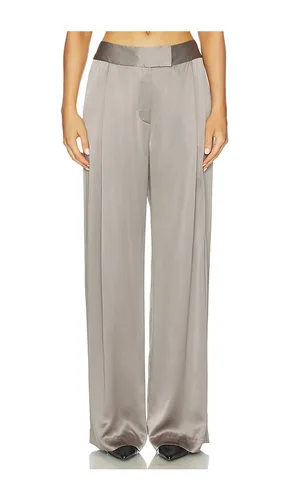 Relaxed Trouser in Metallic Silver, grey. - size 0 (also in 2) - The Sei - Modalova