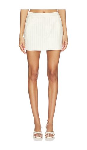 Mini Skirt W/ Belt Loops in Cream. - size 0 (also in 10, 2, 4, 6, 8) - The Sei - Modalova