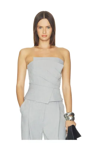 Top bustier en color gris talla 0 (también en 4, 6, 8) - The Sei - Modalova