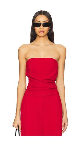 Pleated Bustier Top in Red. - size 2 (also in 4, 6) - The Sei - Modalova