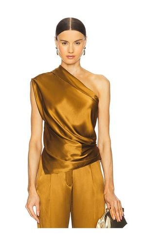 Asymmetrical Lapel Top in Rust. - size 0 (also in 2, 4, 6, 8) - The Sei - Modalova