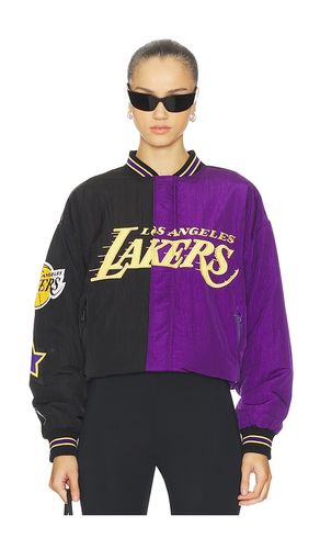 X REVOLVE Lakers Multi Logo Bomber in . Size L. Also in S, XL - Terez - Modalova