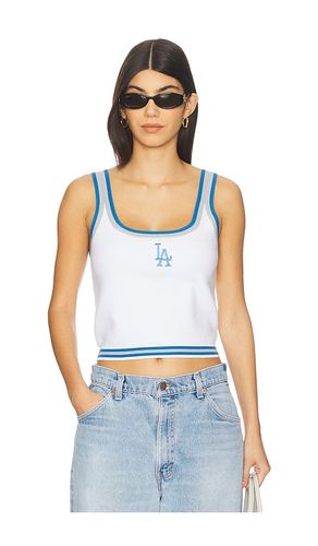 X REVOLVE Dodgers Crop Knit Tank Top in . Size L. Also in XL - Terez - Modalova