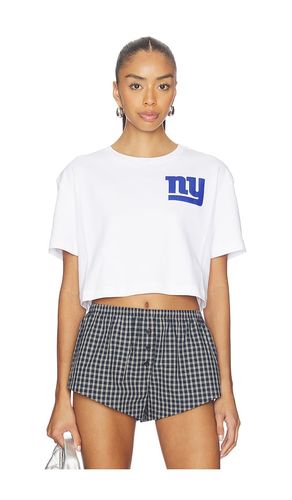X REVOLVE Giants Tonal Crop Logo Tee in White. - size L (also in M, S, XL, XS, XXS) - Terez - Modalova