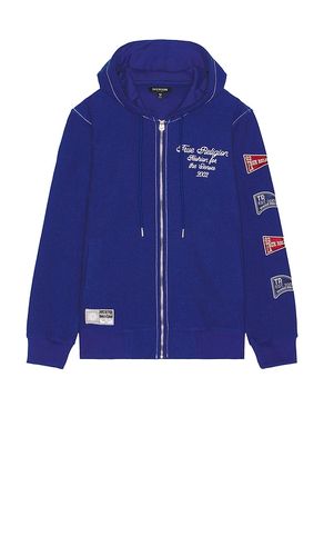 Reverse Terry Zip Up Hoodie in Royal. - size S (also in XL/1X) - True Religion - Modalova