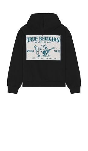Mesh Pullover Hoodie in Black. - size L (also in M, S, XL/1X) - True Religion - Modalova