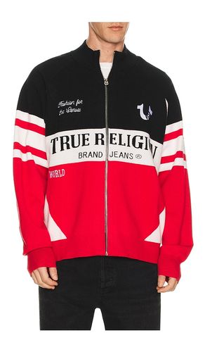 Racing Raglan Zip Sweater in . Size M. Also in XL/1X - True Religion - Modalova
