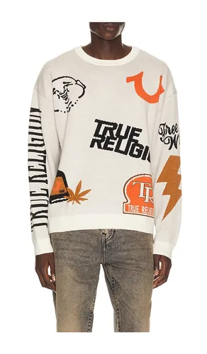 Multi Logo Sweater in . Size M. Also in L, S, XL/1X - True Religion - Modalova