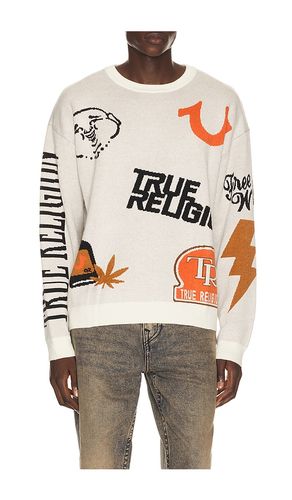 Multi Logo Sweater in . Taglia M. Also in S - True Religion - Modalova