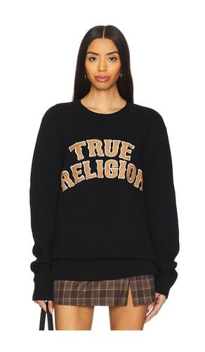 Chenille Sweater in Black. - size L (also in M, S, XL/1X) - True Religion - Modalova