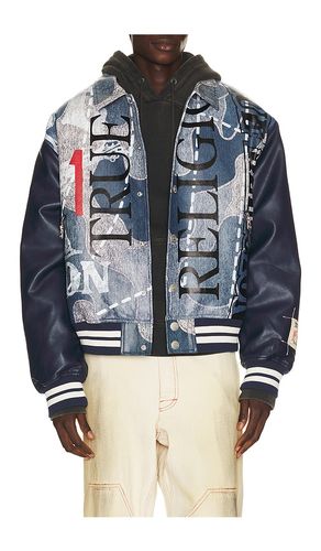 Denim Print Bomber Jacket in . Size L. Also in M, S, XL/1X - True Religion - Modalova