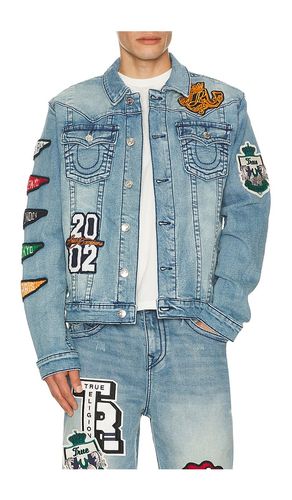 Varsity Jimmy Jacket in Blue. - size L (also in M, XL/1X) - True Religion - Modalova