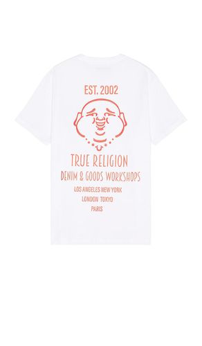 Raised Paint Tee in White. - size L (also in M, S, XL/1X) - True Religion - Modalova