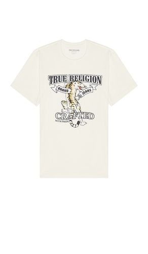 Relaxed Tiger Tee in White. - size L (also in M, S) - True Religion - Modalova