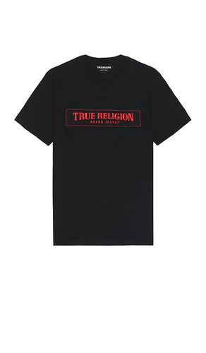 Frayed Arch Tee in Black. - size L (also in M, S, XL/1X) - True Religion - Modalova