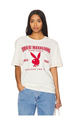 X Playboy Play Tee in Cream. - size L (also in M, XL/1X) - True Religion - Modalova