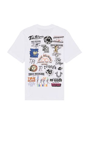 Multi Graphic Tee in White. - size M (also in S, XL/1X) - True Religion - Modalova