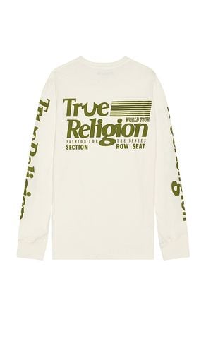 True Flag Long Sleeve Tee in White. - size L (also in M, S, XL/1X) - True Religion - Modalova