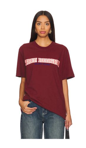 Cross Stitch Arch Tee in Red. - size L (also in M, S, XL/1X) - True Religion - Modalova