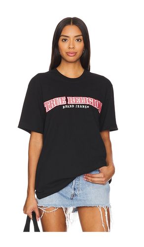 Cross Stitch Arch Tee in Black. - size L (also in M, XL/1X) - True Religion - Modalova