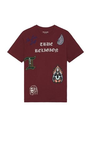 Short Sleeve Patch Embro Tee in . Taglia M, S, XL/1X, XXL/2X - True Religion - Modalova