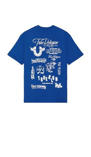 Short Sleeve Puff Logo Tee in Royal. - size L (also in M) - True Religion - Modalova