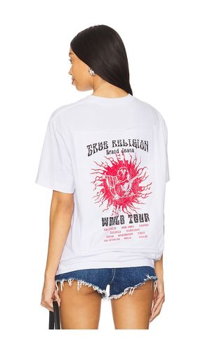 Short Sleeve Applique Blazing Tour Tee in White. - size L (also in M, XL/1X, XXL/2X) - True Religion - Modalova