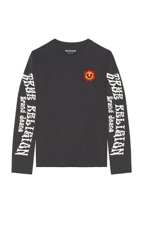 Long Sleeve Blazing Sun Tee in Grey. - size L (also in M, XL/1X) - True Religion - Modalova