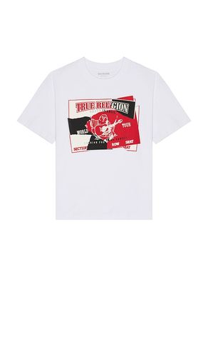 Torn SRS Tee in White. - size L (also in M, S, XL/1X) - True Religion - Modalova