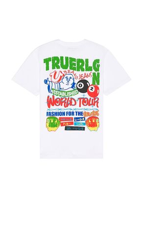 World Tour Tee in White. - size L (also in M, S, XL/1X) - True Religion - Modalova