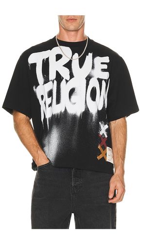 Short Sleeve Graffiti Boxy Tee in . Size L. Also in M, S, XL/1X - True Religion - Modalova