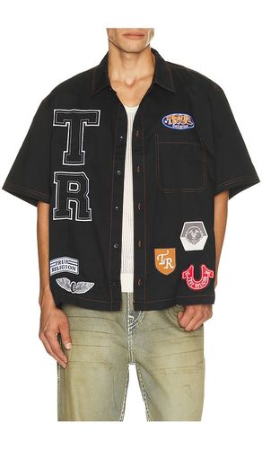 Short Sleeve Patchwork Shirt in . Taglia L. Also in M, S, XL/1X - True Religion - Modalova