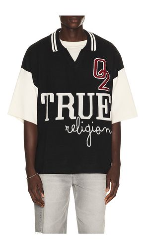 Knitted Oversized Polo in . Size S. Also in M, L, XL/1X - True Religion - Modalova